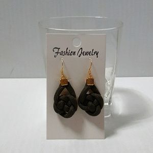 Hand Crafted Earrings Pierced Paracord Celtic Knot